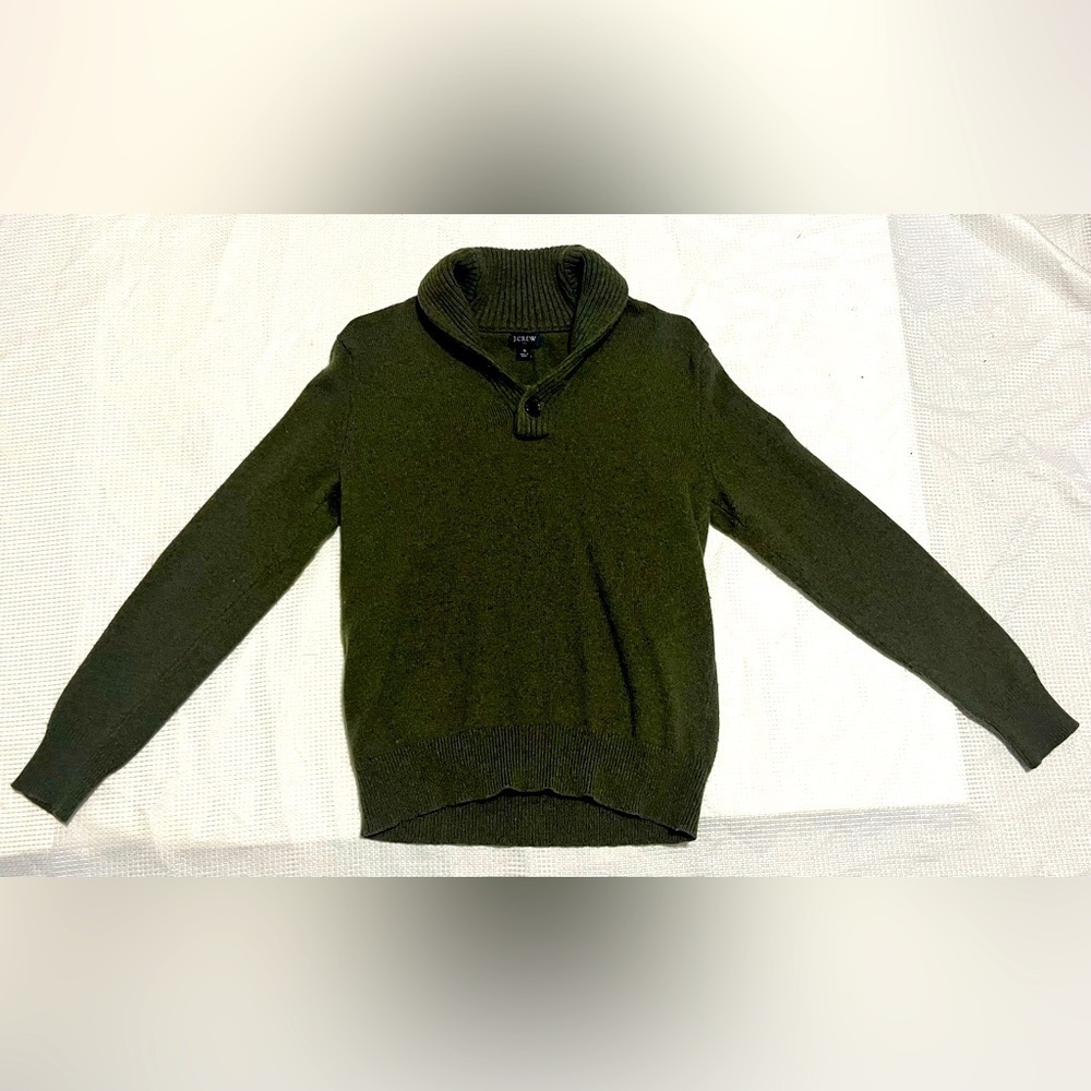 J.Crew Women’s Size Small Wool Blend Green Sweater